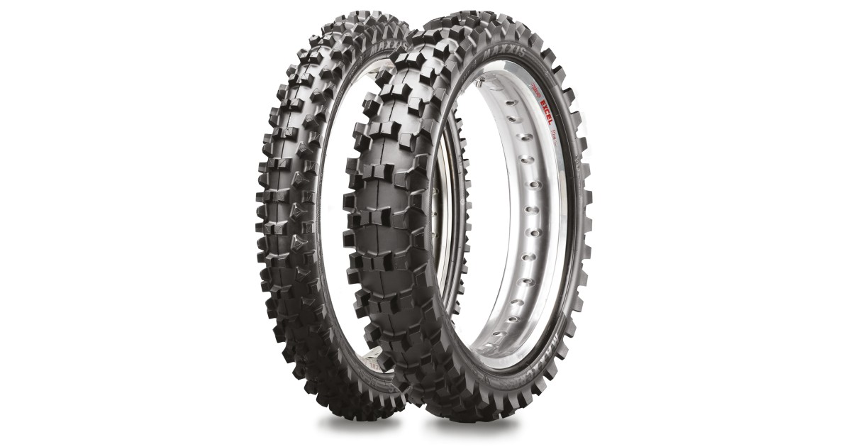 Pneu moto,  Maxxis M-7332 Maxxcross MX ST + Rear 110/ 90-19  62M , TT ,  NHS