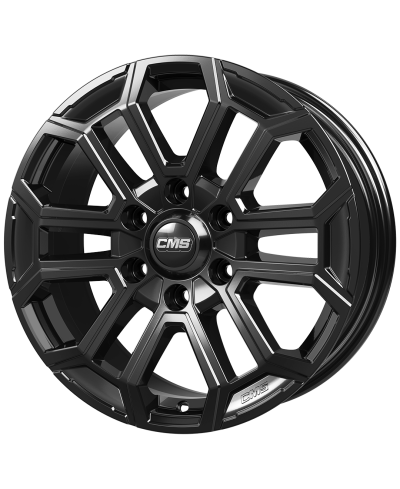 Jante ALU, CMS C35 Noir Brillant, 8X18 6/ 139.7 ET53, Alésage 92.4