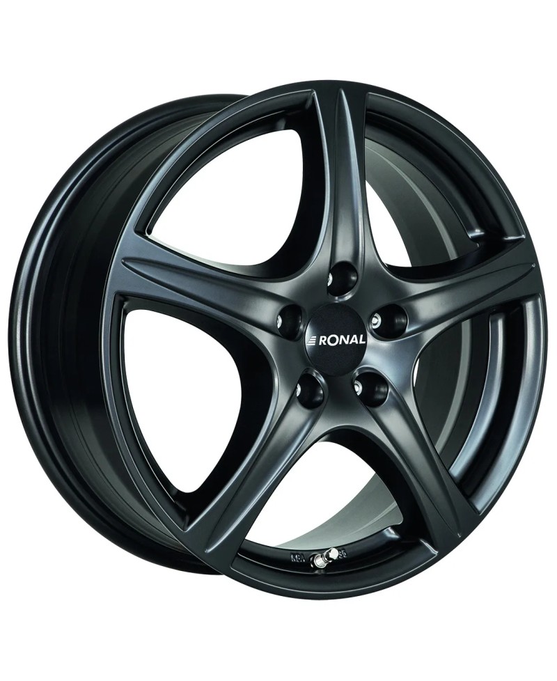 Jante ALU, Ronal R56 MATT BLACK 8X18 5/ 120 ET42 , Alésage 65.1