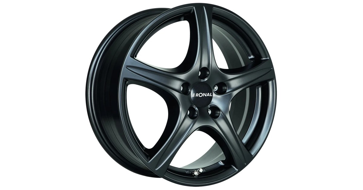 Jante ALU, Ronal R56 MATT BLACK 8X18 5/ 120 ET42 , Alésage 65.1