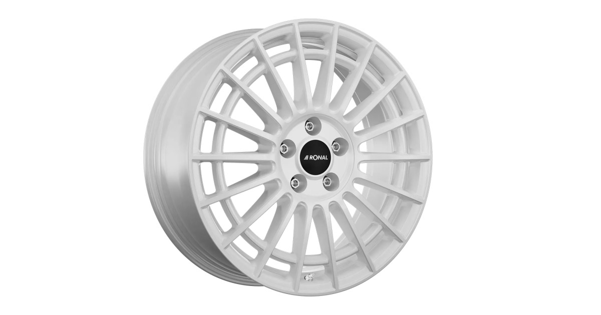 Jante ALU, Ronal R73 Rally white 7.5X18 4/ 100 ET50, Alésage 68