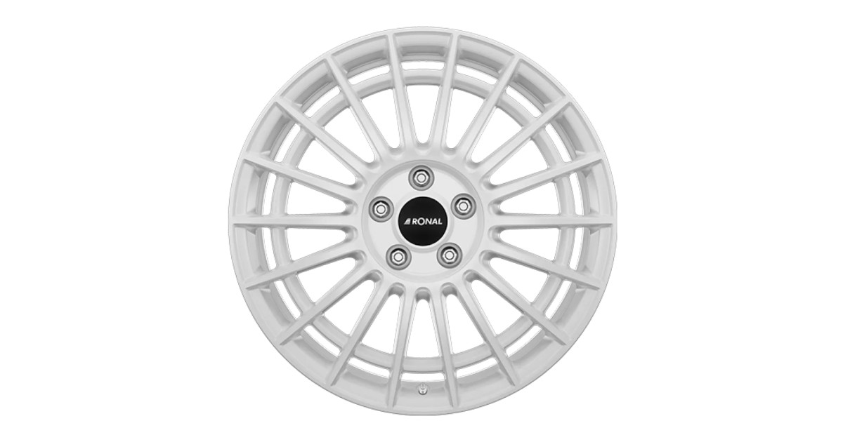 Jante ALU, Ronal R73 Rally white 7.5X18 5/ 100 ET50, Alésage 68
