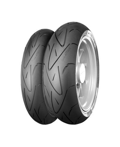 Pneu moto,  Continental ContiSportAttack Front 120/ 70 ZR17 58W TL