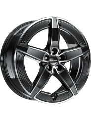 Jante ALU, Ronal R72 Aero Ring Jetblack , Front polish 8.5X20 5/ 112 ET28.1 , Alésage 66.6