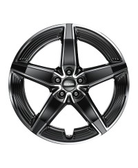 Jante ALU, Ronal R72 Aero Ring Jetblack , Front polish 8.5X20 5/ 112 ET33.1 , Alésage 66.6