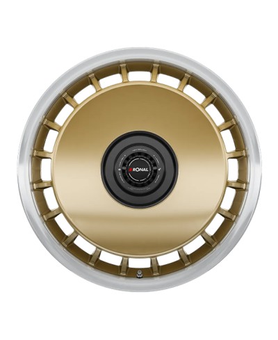 Jante ALU, Ronal R50 REV-B AERO Racing gold - Bord poli 8X18 5/ 120 ET50, Alésage 65.1