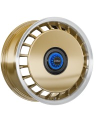 Jante ALU, Ronal R50 REV-M Racing gold-Bord poli 8X18 5/ 120 ET50, Alésage 65.1