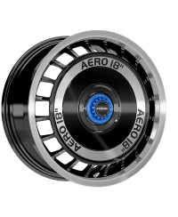Jante ALU, Ronal R50 REV-M BLACK FRONT POLISHED 8X18 5/ 120 ET50 , Alésage 65.1