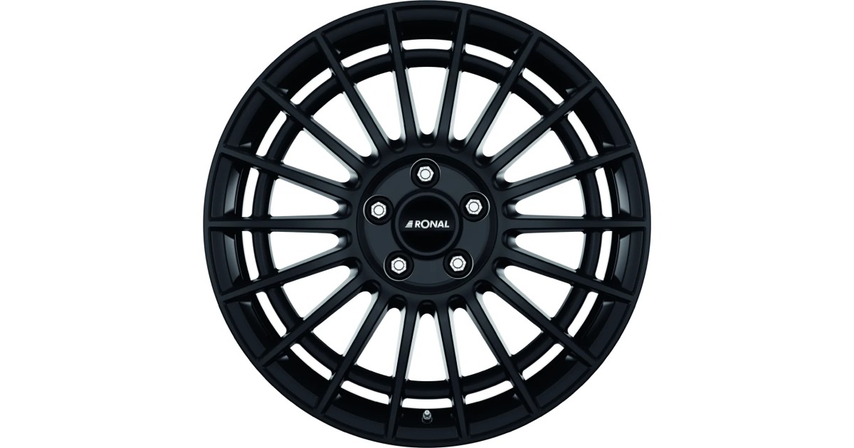 Jante ALU, Ronal R73 Jetblack matt 8X18 5/ 120 ET35, Alésage 82