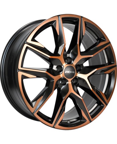 Jante ALU, Ronal R71 jetblack-copper matt 9.5X21 5/ 112 ET33 , Alésage 66.6