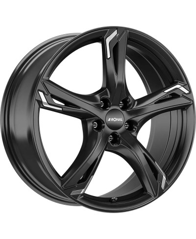 Jante ALU, Ronal R62 Chrome Jetblack 7.5X18 5/ 112 ET50, Alésage 76