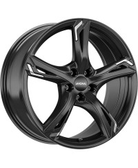 Jante ALU, Ronal R62 Chrome Jetblack 7.5X18 5/ 112 ET50, Alésage 76