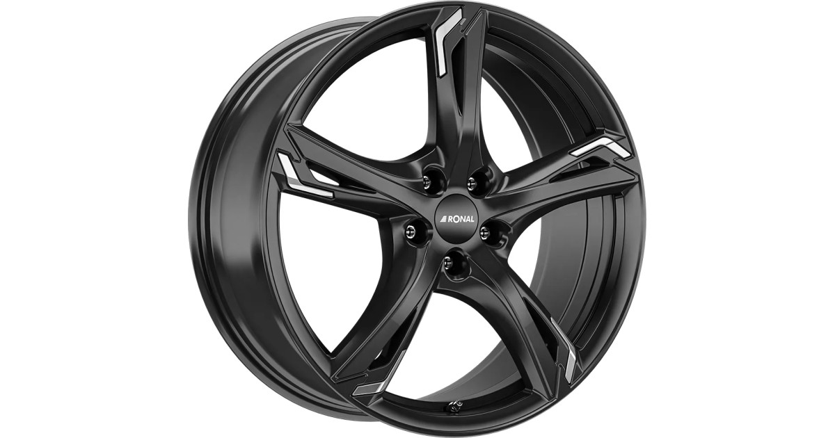 Jante ALU, Ronal R62 Chrome Jetblack 7.5X18 5/ 112 ET50, Alésage 76