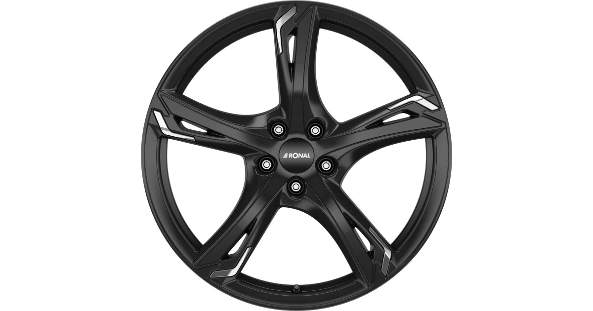 Jante ALU, Ronal R62 Chrome Jetblack 7.5X18 5/ 112 ET50, Alésage 76