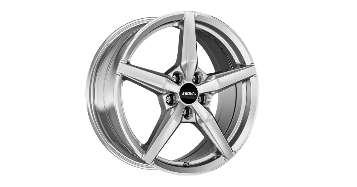Jante ALU, Ronal R69 Platinum Silver 8X18 5/ 112 ET35 , Alésage 76