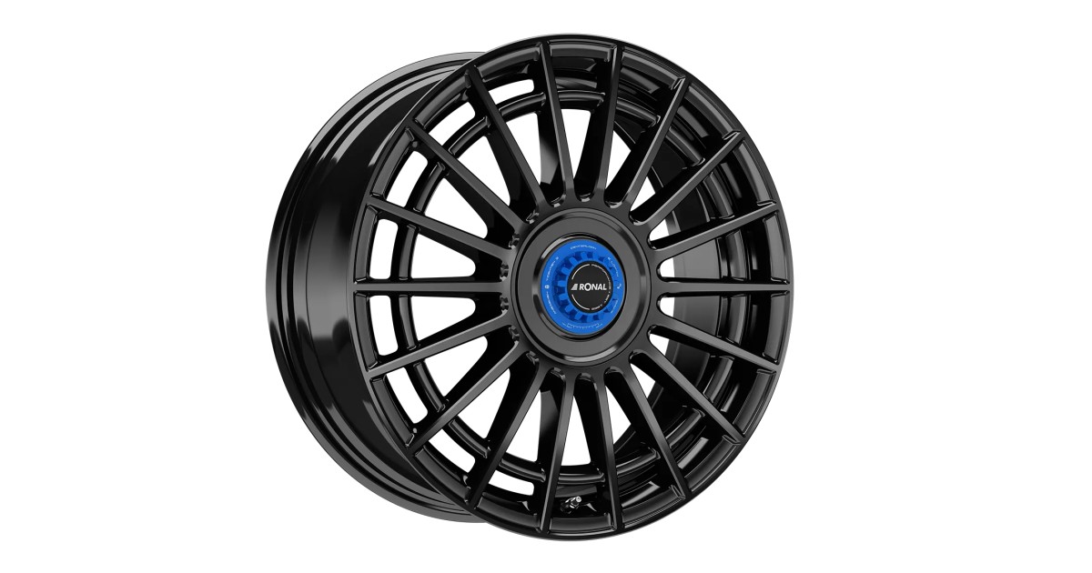 Jante ALU, Ronal R73 REV-M Jetblack matt 8X18 5/112 ET45.1 , Alésage 66.6