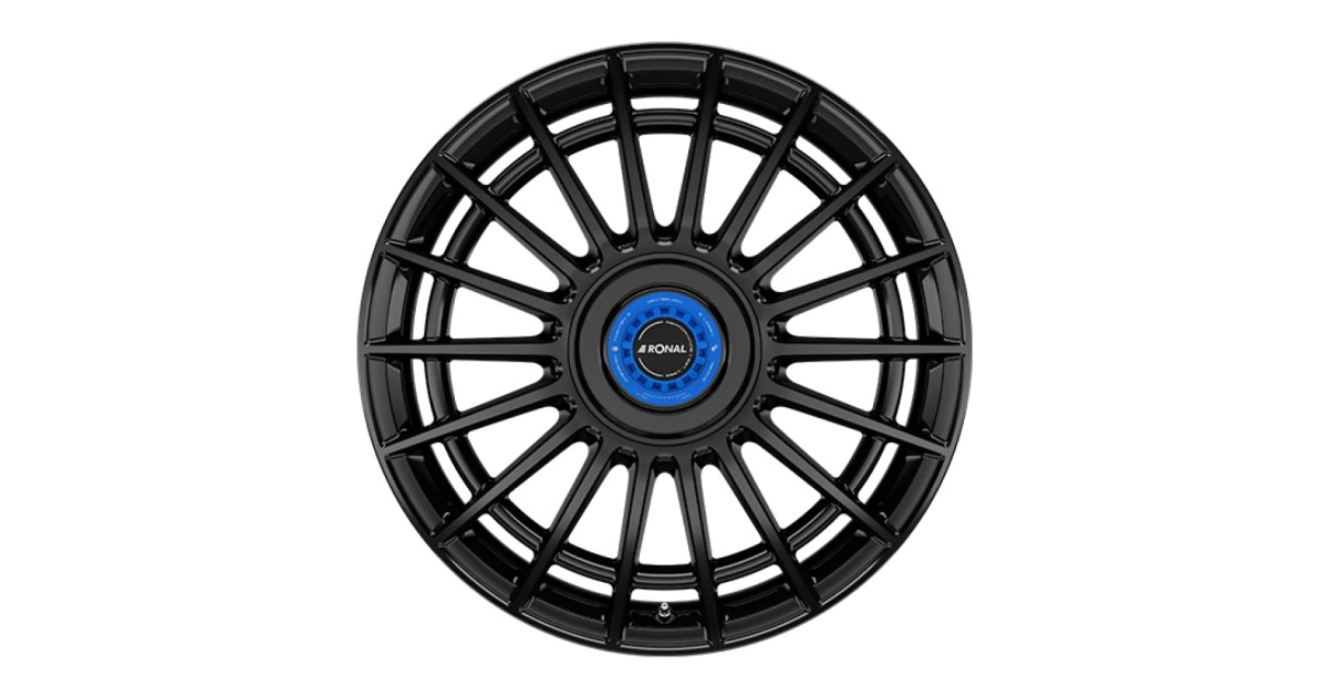 Jante ALU, Ronal R73 REV-M Jetblack matt 8X18 5/112 ET45.1 , Alésage 66.6
