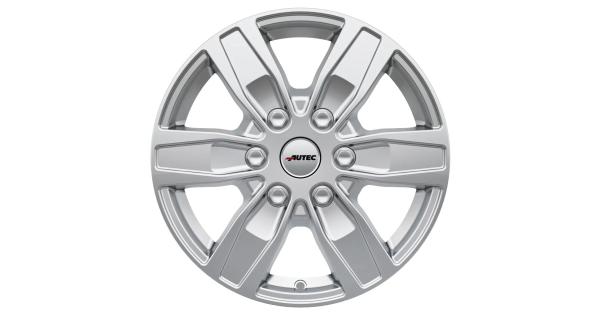 Jante ALU, Autec Quantro 6 Argent brillant 7X17 6/ 120 ET45, Alésage 74.60