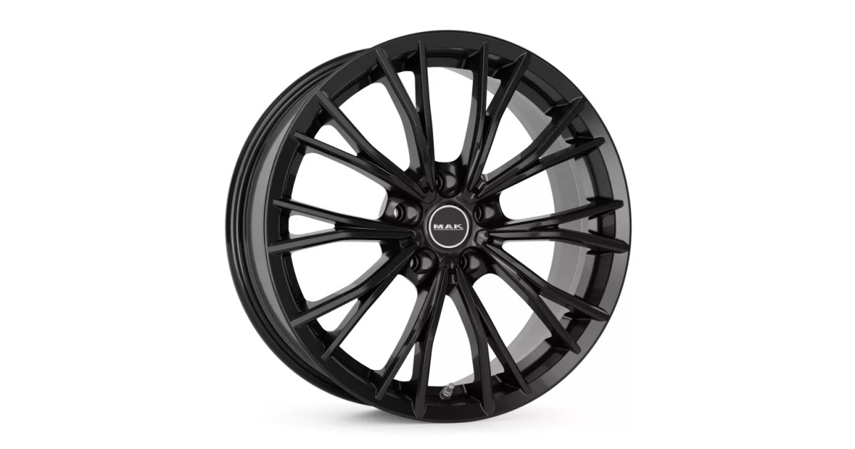 Jante Alu MAK  MARK Gloss Black 7,5x17 5x120 ET34 , Alésage 72.6