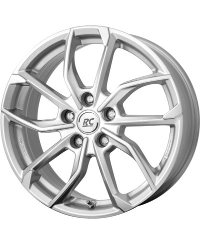 Jante Alu RC Design RC34 Crystal Silver 6,5x18 5x114.3 ET38 , Alésage 66.1