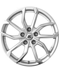 Jante Alu RC Design RC34 Crystal Silver 6,5x18 5x114.3 ET38 , Alésage 66.1