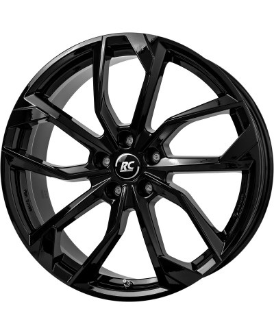 Jante Alu RC Design RC34 Gloss Black 6,5x18 5x114.3 ET38 , Alésage 66.1