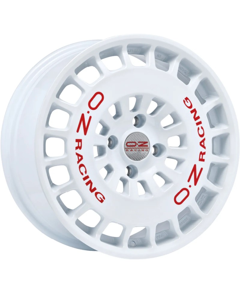 Jante ALU, OZ RR40 Race white + Red lettering 8X18 5/ 100 ET48, Alésage 68