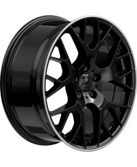 Jante ALU, Wheelworld - 2DRV WH47 Noir brillant laqué , Bord poli 8.5X19 5/ 112 ET40, Alésage 66.6