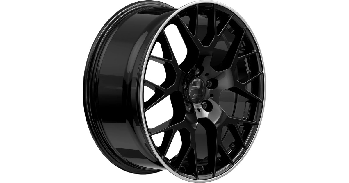 Jante ALU, Wheelworld - 2DRV WH47 Noir brillant laqué , Bord poli 8.5X19 5/ 112 ET40, Alésage 66.6