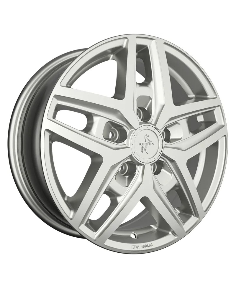 Jante ALU, Keskin Tuning KT C1-5L SILVER PAINTED 6.5x16 5/ 118 ET66, Alésage 71.1