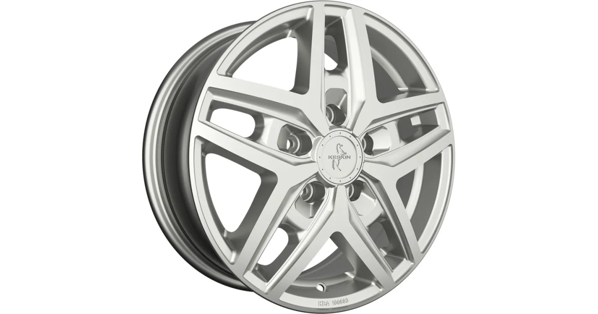 Jante ALU, Keskin Tuning KT C1-5L SILVER PAINTED 6.5x16 5/ 118 ET66, Alésage 71.1
