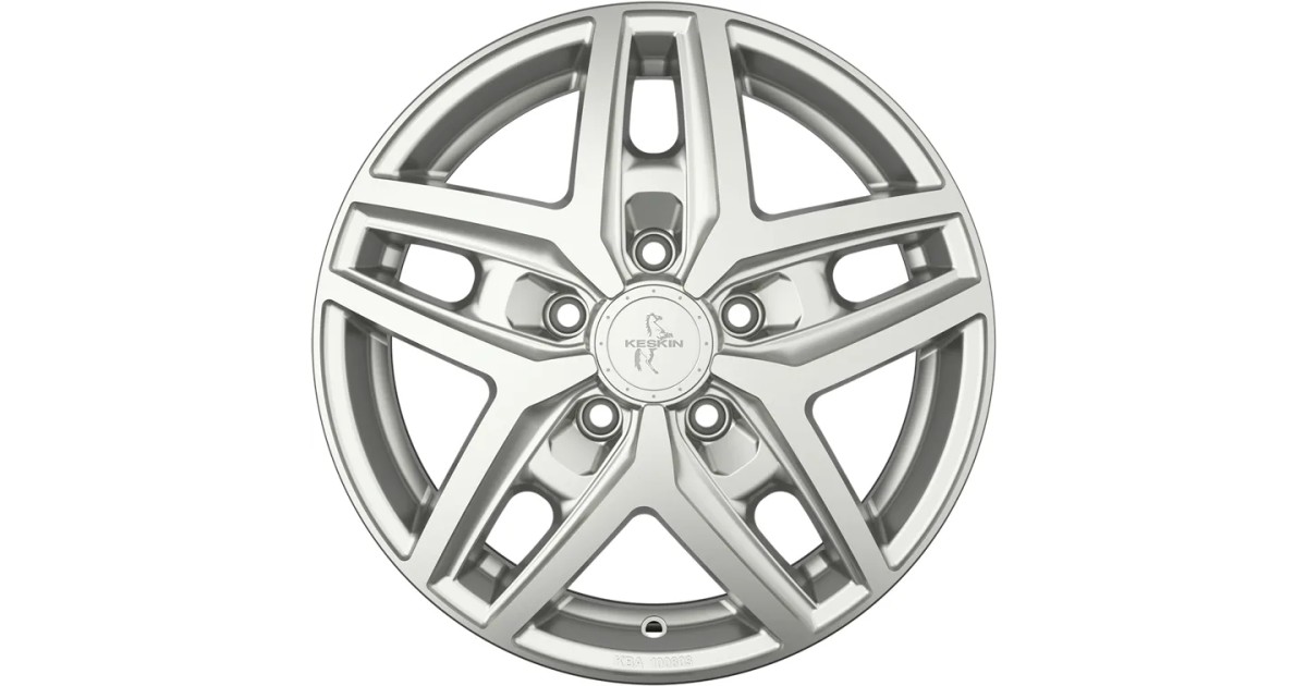 Jante ALU, Keskin Tuning KT C1-5L SILVER PAINTED 6.5x16 5/ 118 ET66, Alésage 71.1