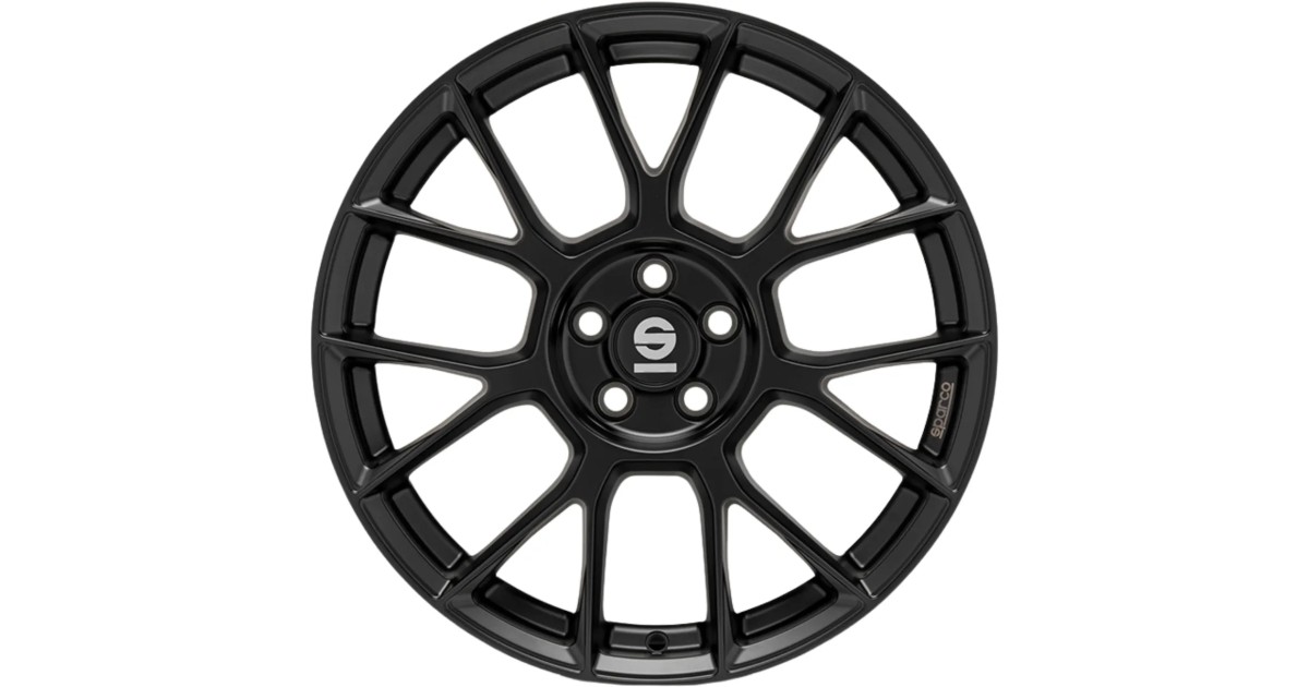 Jante ALU, SPARCO  Super Sprint Matt Black  7.5X17 5/ 112 ET48, Alésage 73.1