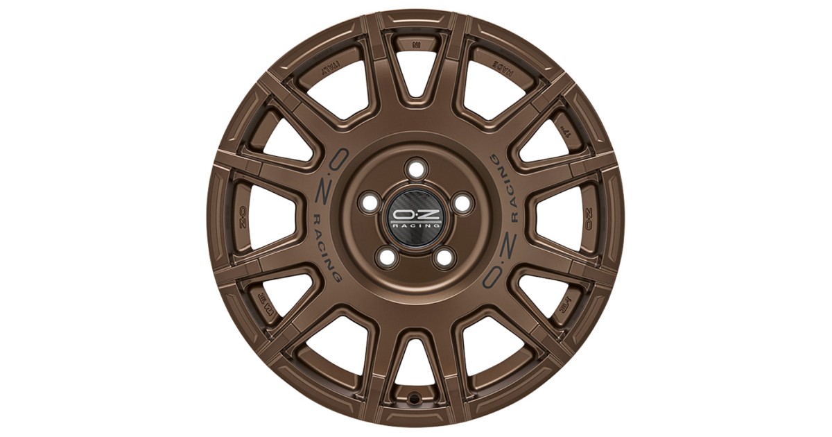 OZ Rally Legend Matt Bronze + Dark Lettering