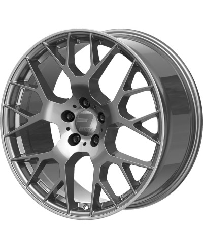 Jante ALU, Wheelworld - 2DRV WH47 Daytona Gris laqué , Bord poli 8.5X19 5/ 112 ET30 , Alésage 66.6