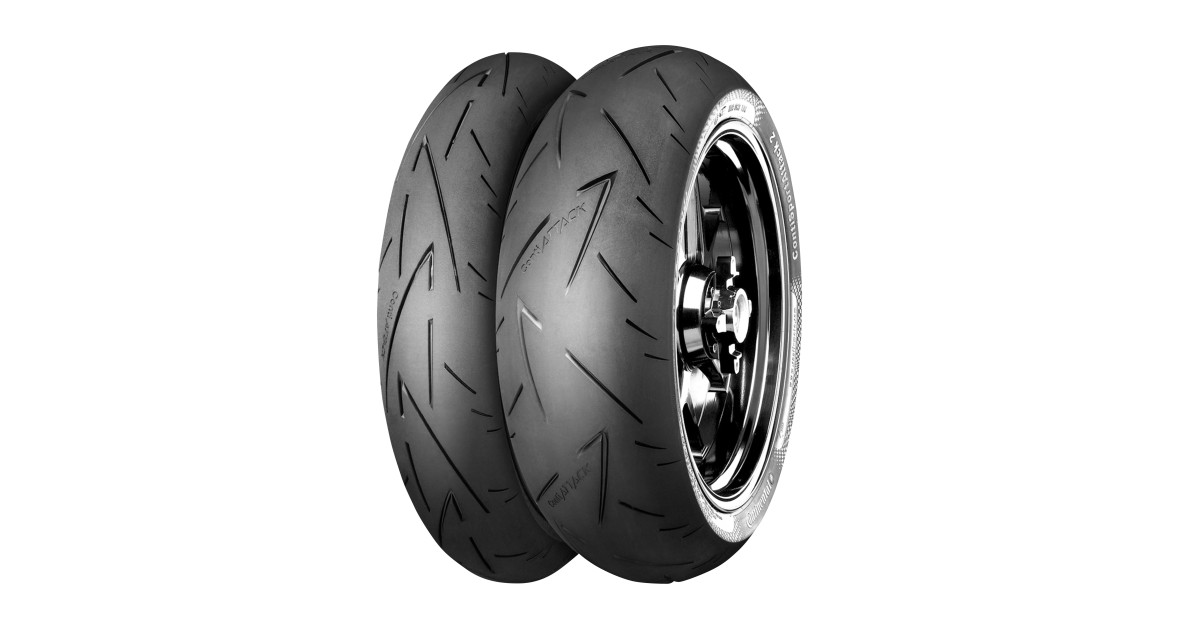 Pneu moto,  Continental ContiSportAttack 2 Rear 180/ 55 ZR17 73W TL