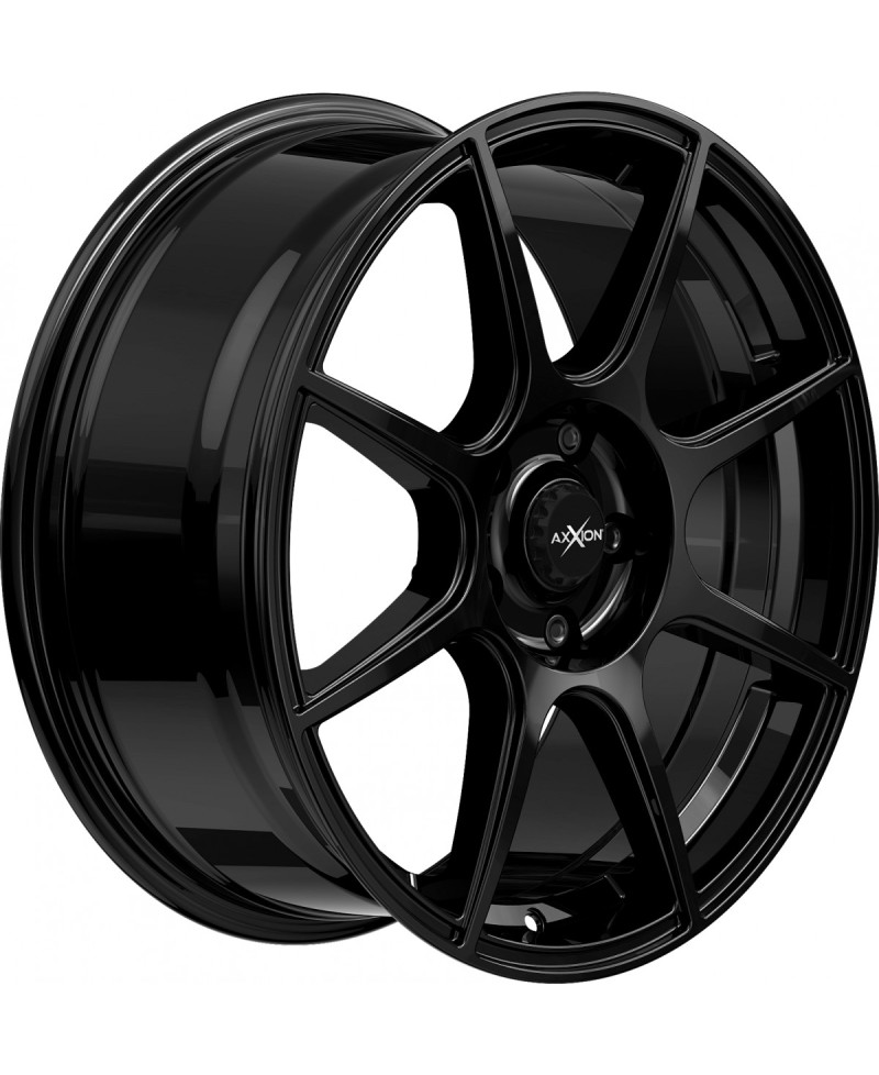 Jante ALU, Axxion X2 Noir brillant laqué 6.5X16 5/ 108 ET42 , Alésage 72.6
