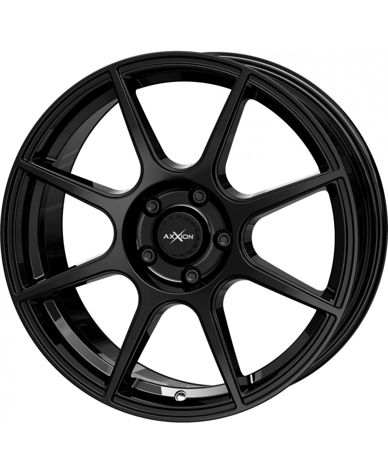 Jante ALU,  Axxion X2 Noir brillant laqué 6.5X16 5/ 112 ET42 , Alésage 72.6