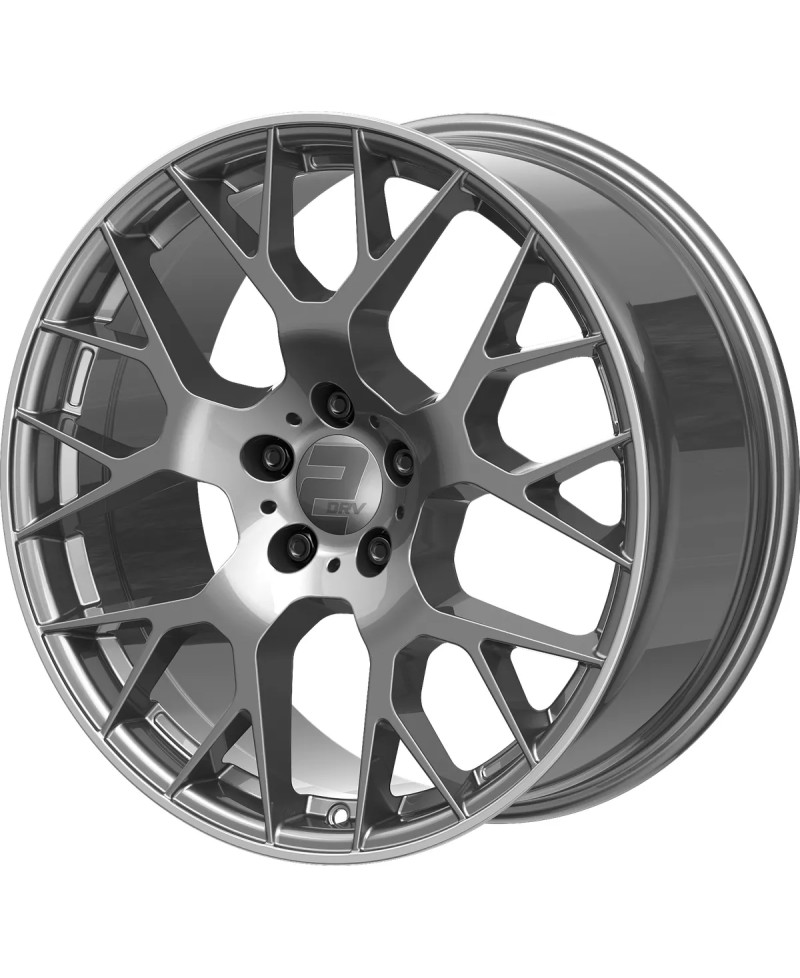 Jante ALU, Wheelworld - 2DRV WH47 Daytona Gris laqué , Bord poli  8.5X19 5/ 112 ET3, Alésage 66.6