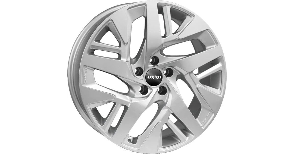 Jante Alu OXXO Pulse Pro Silver (OX27) 7,5x19 5x108 ET43,5 , Alésage 63.4
