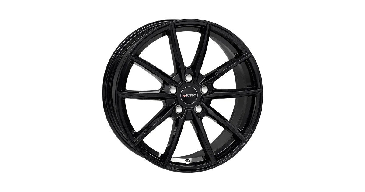 Jante Alu Autec Skara Black 8x18 5x112 ET32,5 , Alésage 66.6