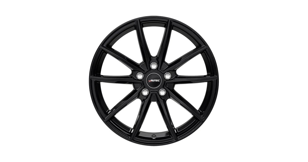 Jante Alu Autec Skara Black 8x18 5x112 ET32,5 , Alésage 66.6