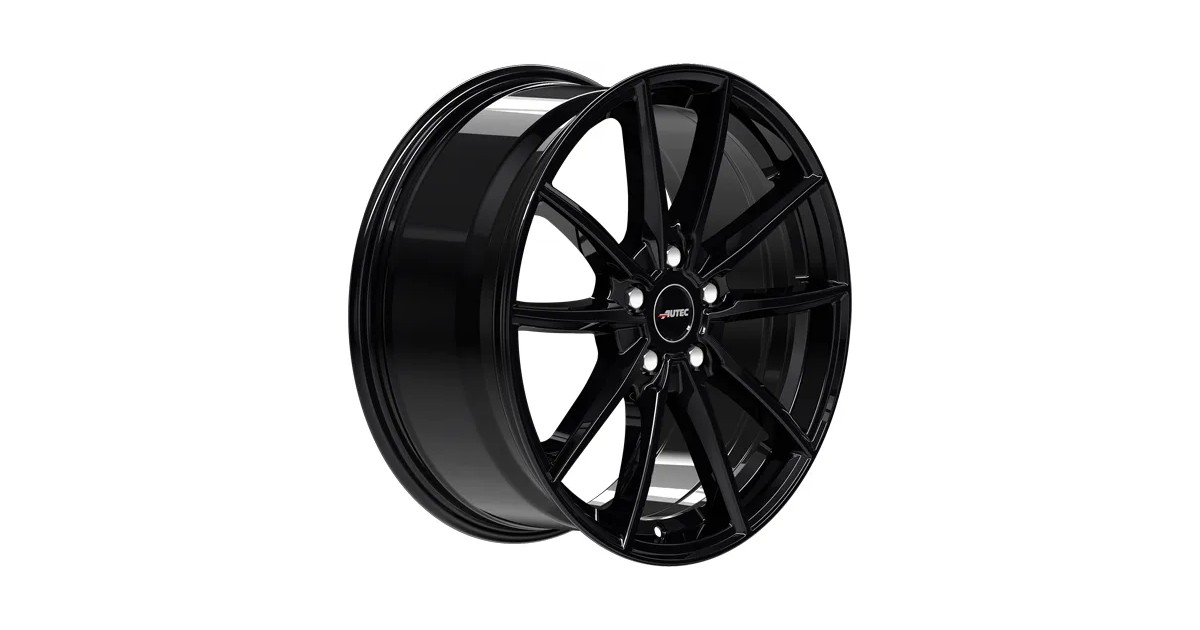 Jante Alu Autec Skara Black 8x18 5x112 ET32,5 , Alésage 66.6