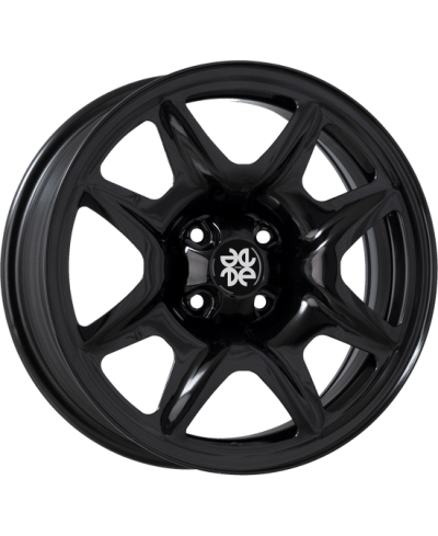 Jante Tole/ Acier, ALCAR , ERION 04 Black , No 200104B , 6.5x16 ET43 4x100 ,Alésage 60.1 , Twingo E-Tech , Clio VI