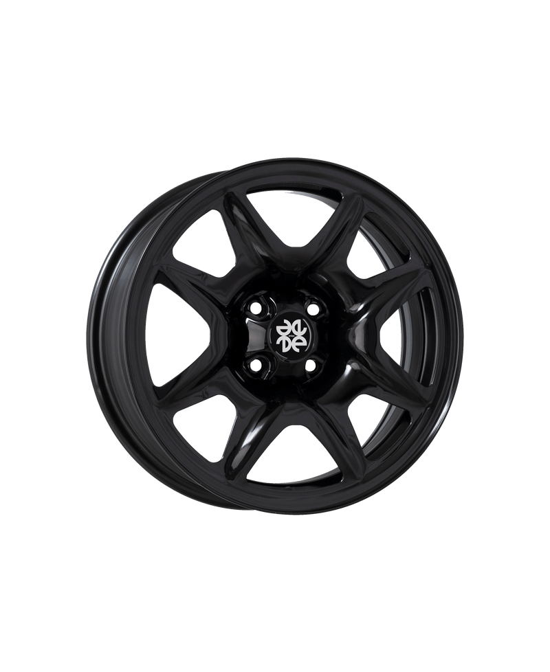 Jante Tole/ Acier, ALCAR , ERION 04 Black , No 200104B , 6.5x16 ET43 4x100 ,Alésage 60.1 , Twingo E-Tech , Clio VI