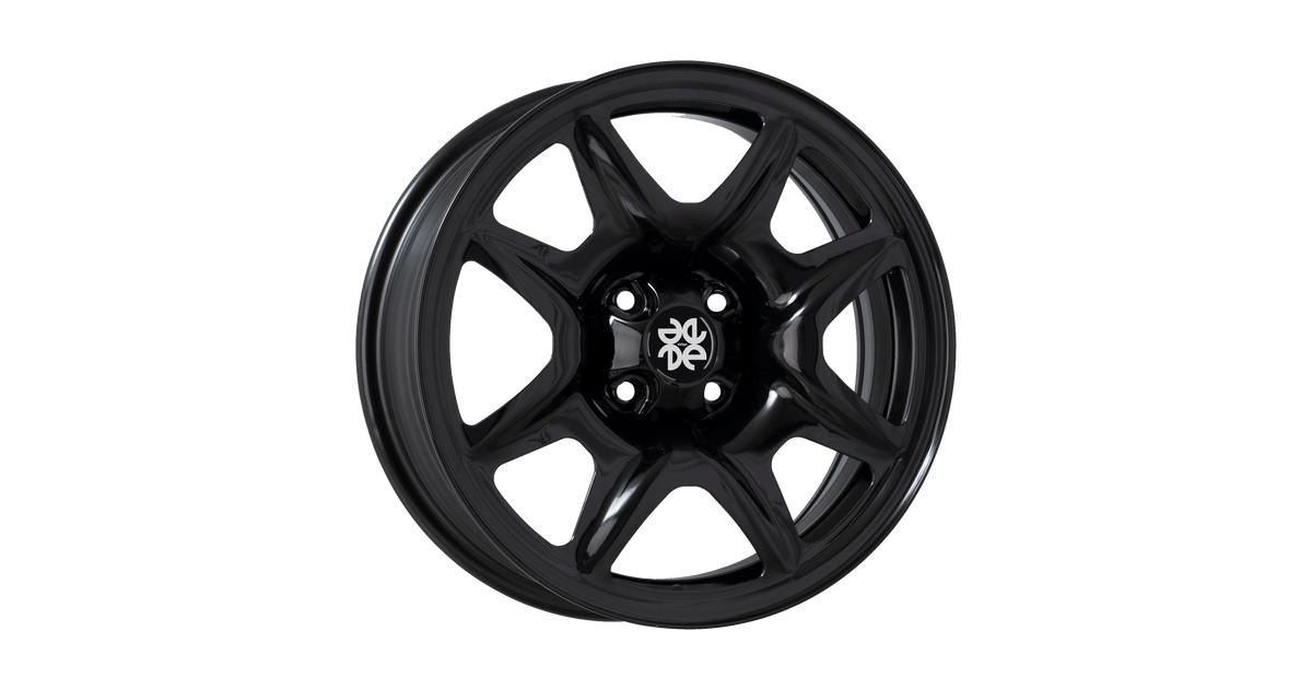 Jante Tole/ Acier, ALCAR , ERION 04 Black , No 200104B , 6.5x16 ET43 4x100 ,Alésage 60.1 , Twingo E-Tech , Clio VI
