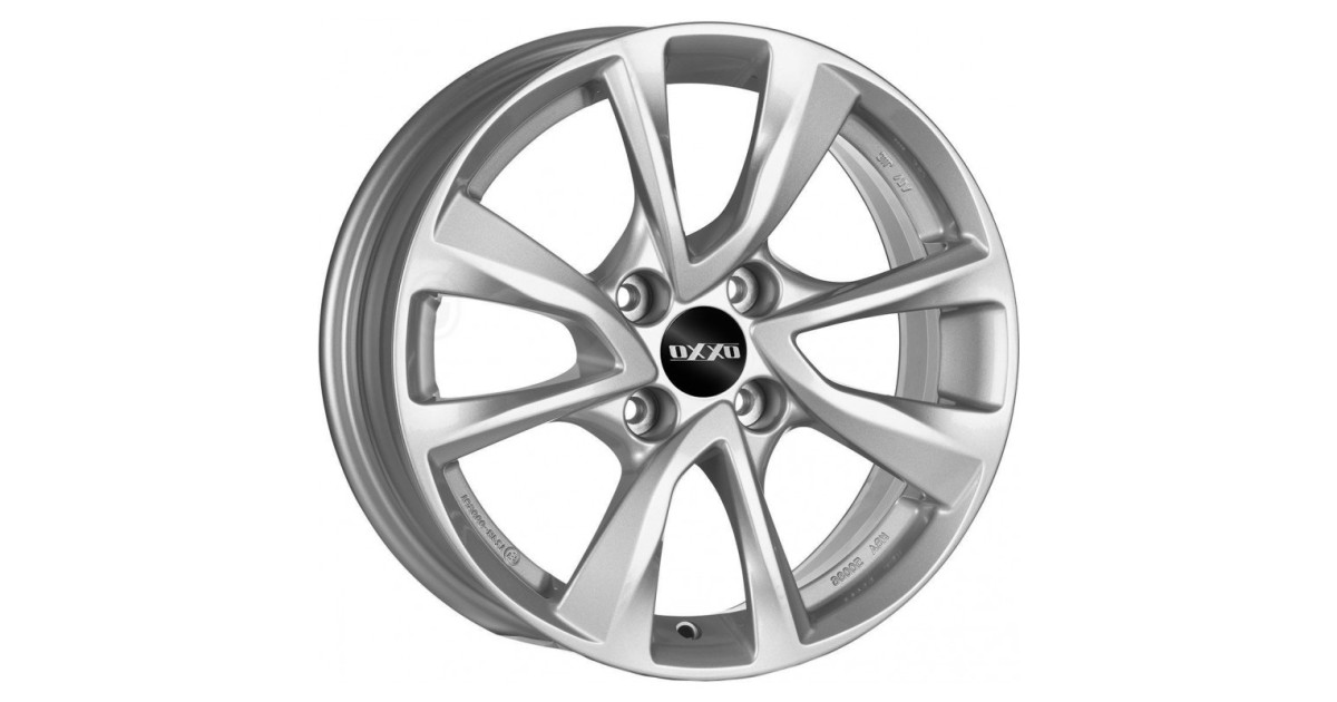 Jante Alu OXXO Oberon 4 Silver (OX07) 5,5x15 4x100 ET36, Alésage 54.1