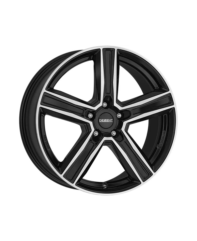 Jante Alu Dezent KG Black polished  8x19 5x114.3 ET43 , Alésage 65.1