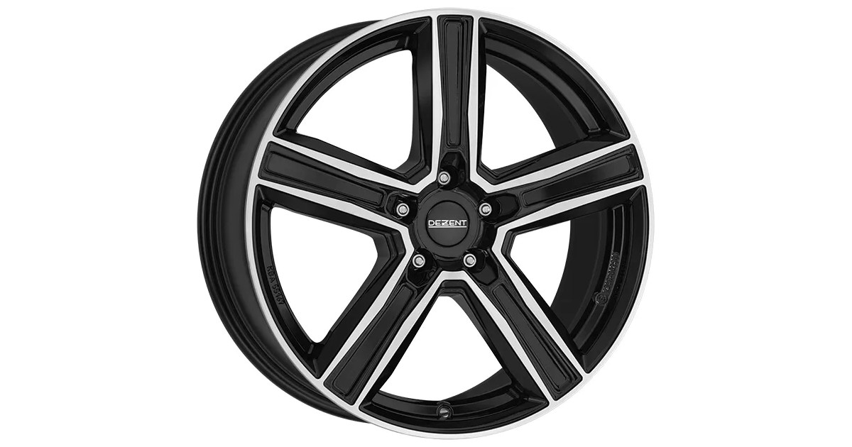 Jante Alu Dezent KG Black polished  8x19 5x114.3 ET43 , Alésage 65.1