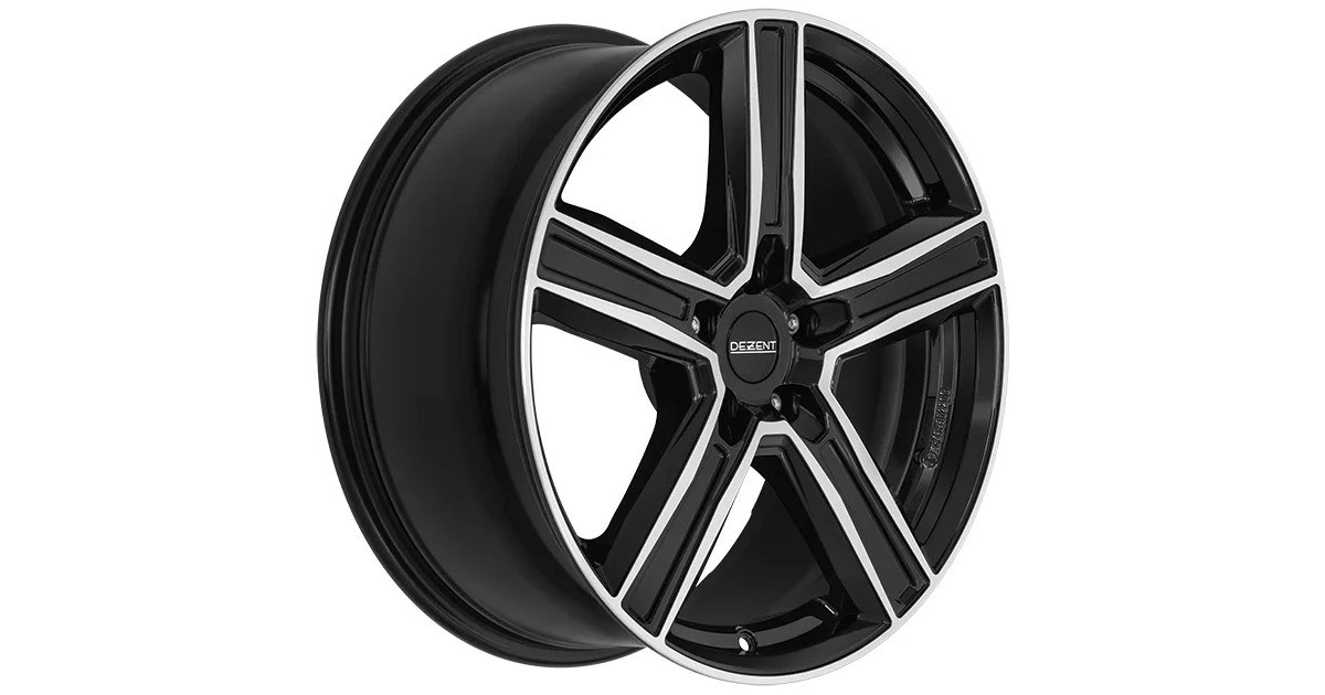 Jante Alu Dezent KG Black polished  8x19 5x114.3 ET43 , Alésage 65.1
